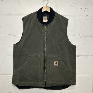Vintage Carhartt Quilted Artic Vest “Moss Green” V02 MOS